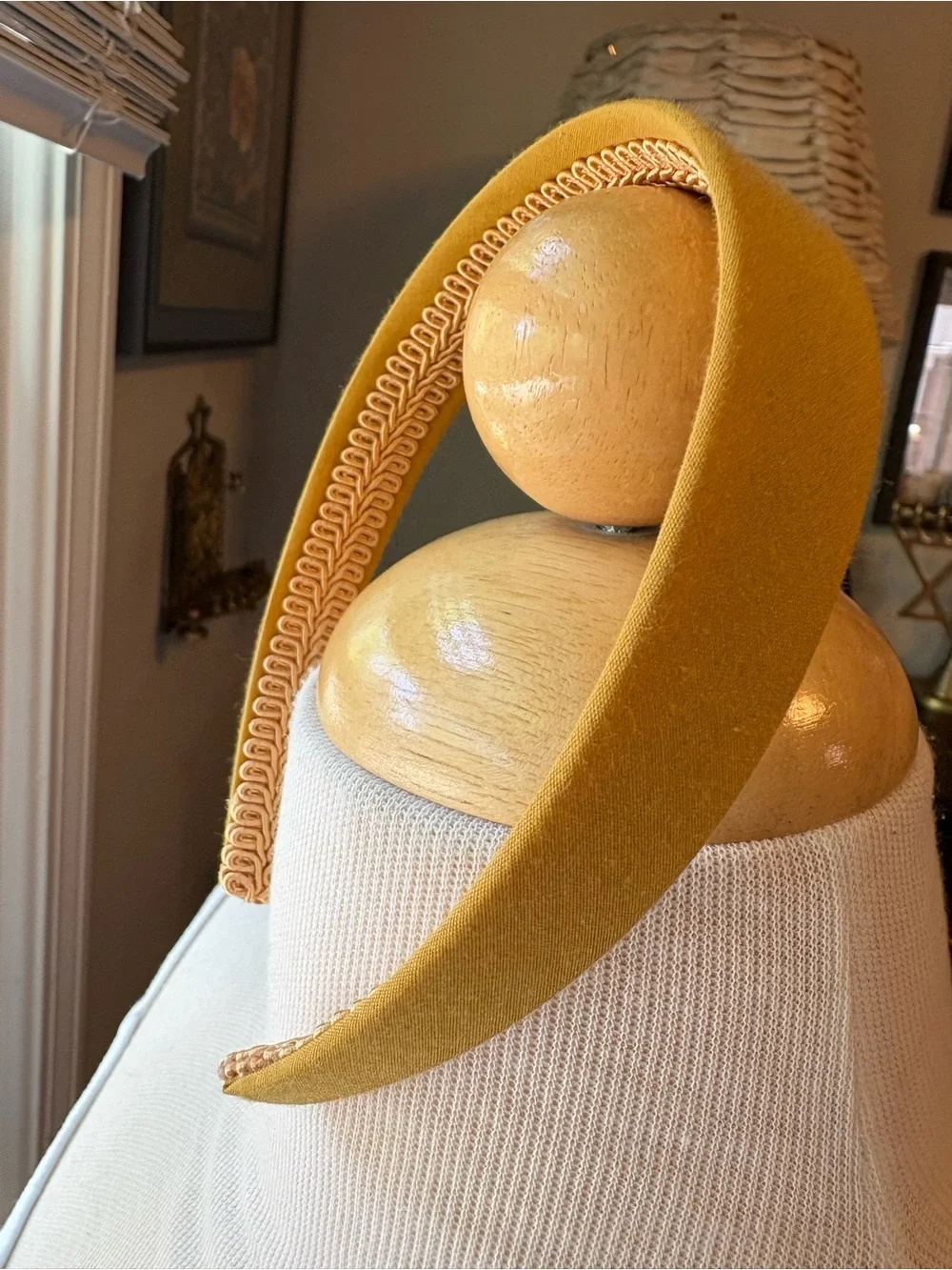 Bella Headbands Rifle Paper Co. Fabrics Mustard Headband - Women Accessories